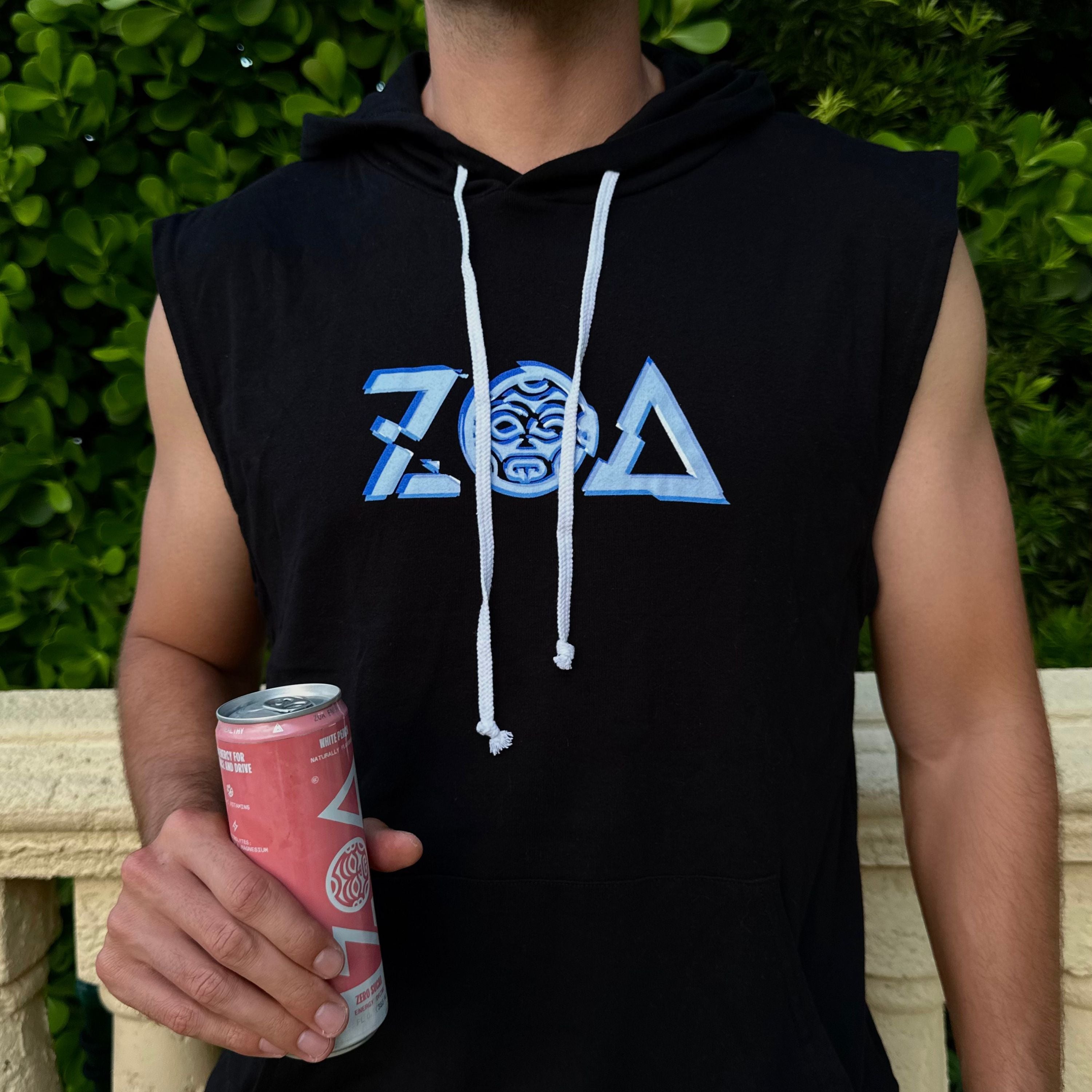 ZOA Glitch Sleeveless Hoodie