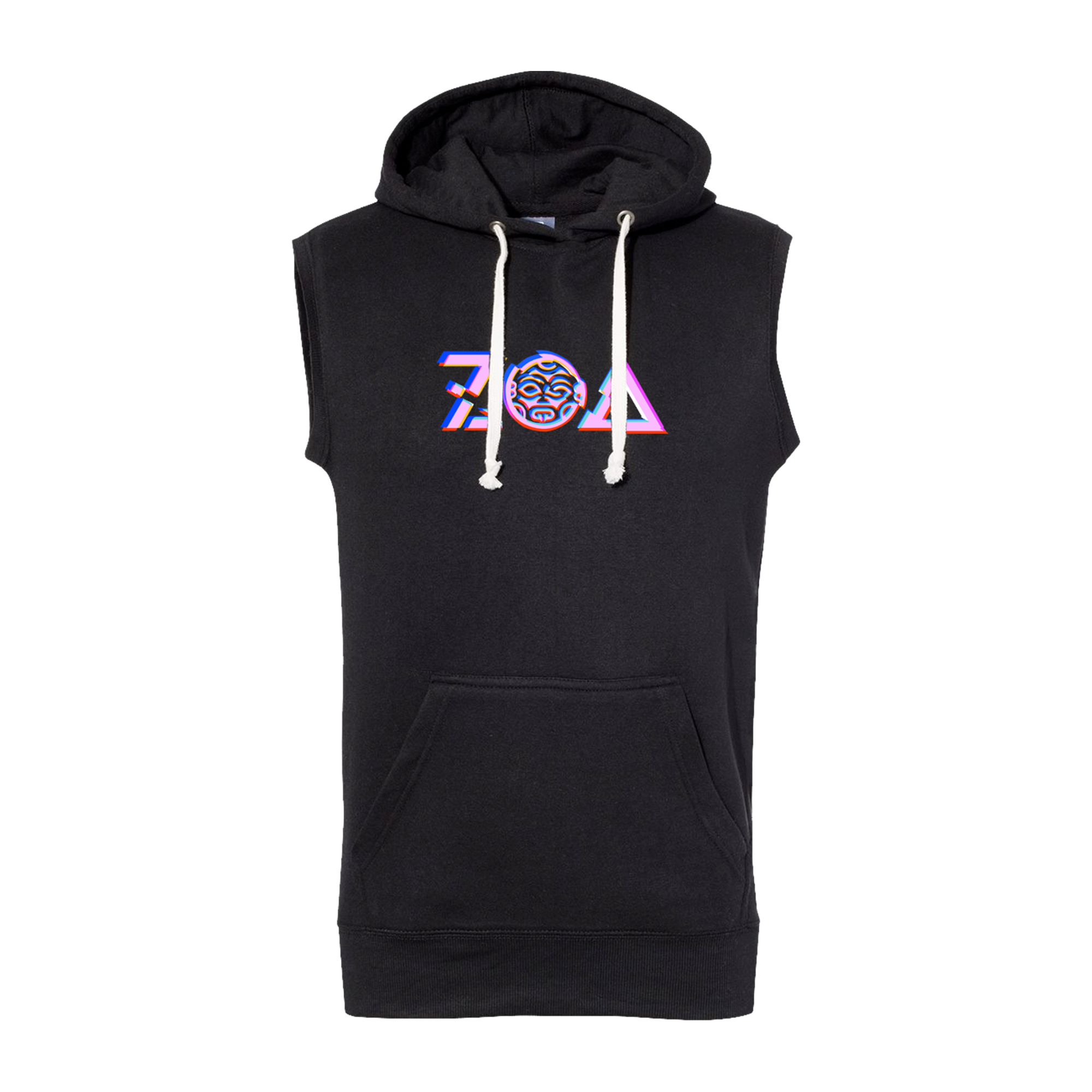 ZOA Glitch Sleeveless Hoodie