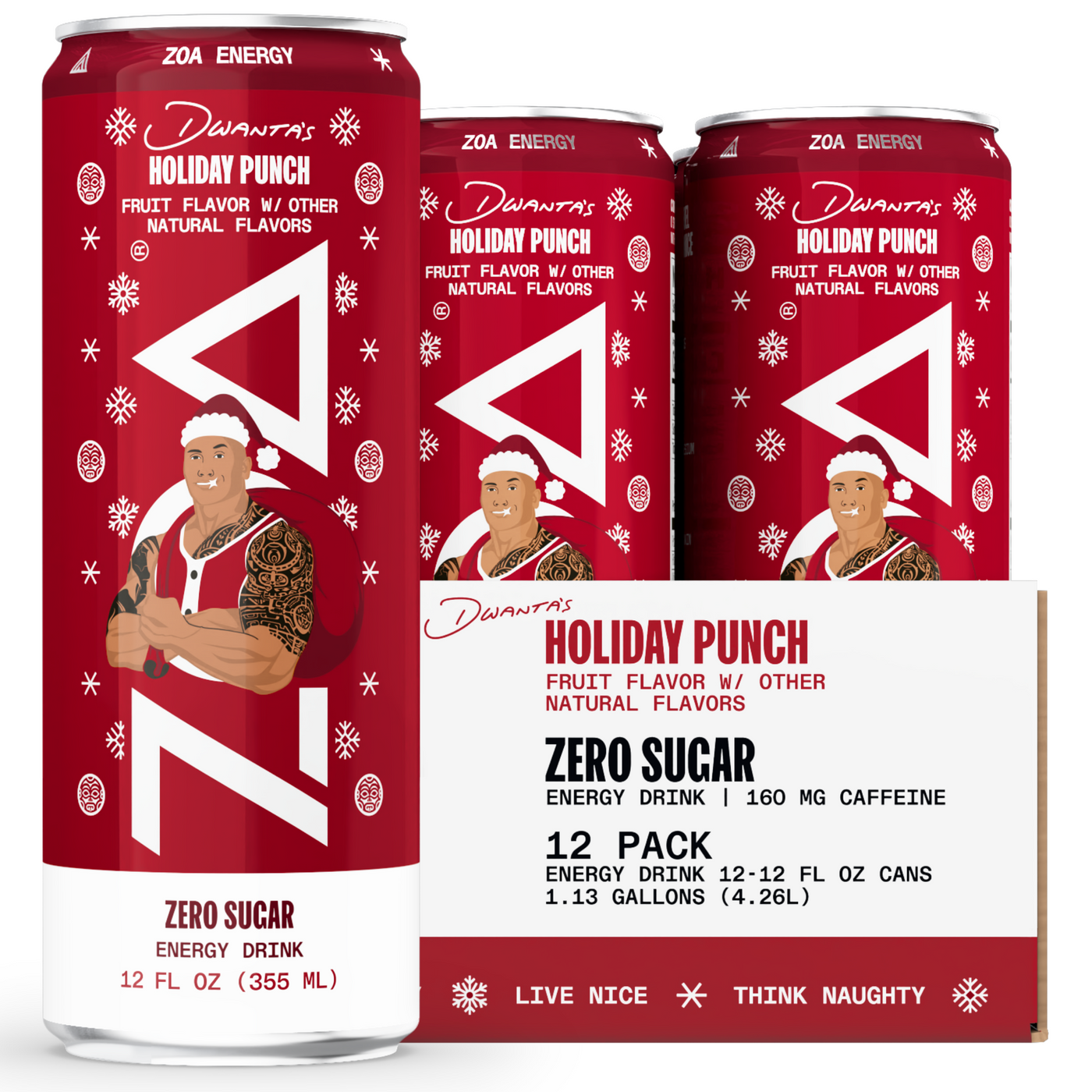 ZOA Dwanta's Holiday Punch Energy Drink