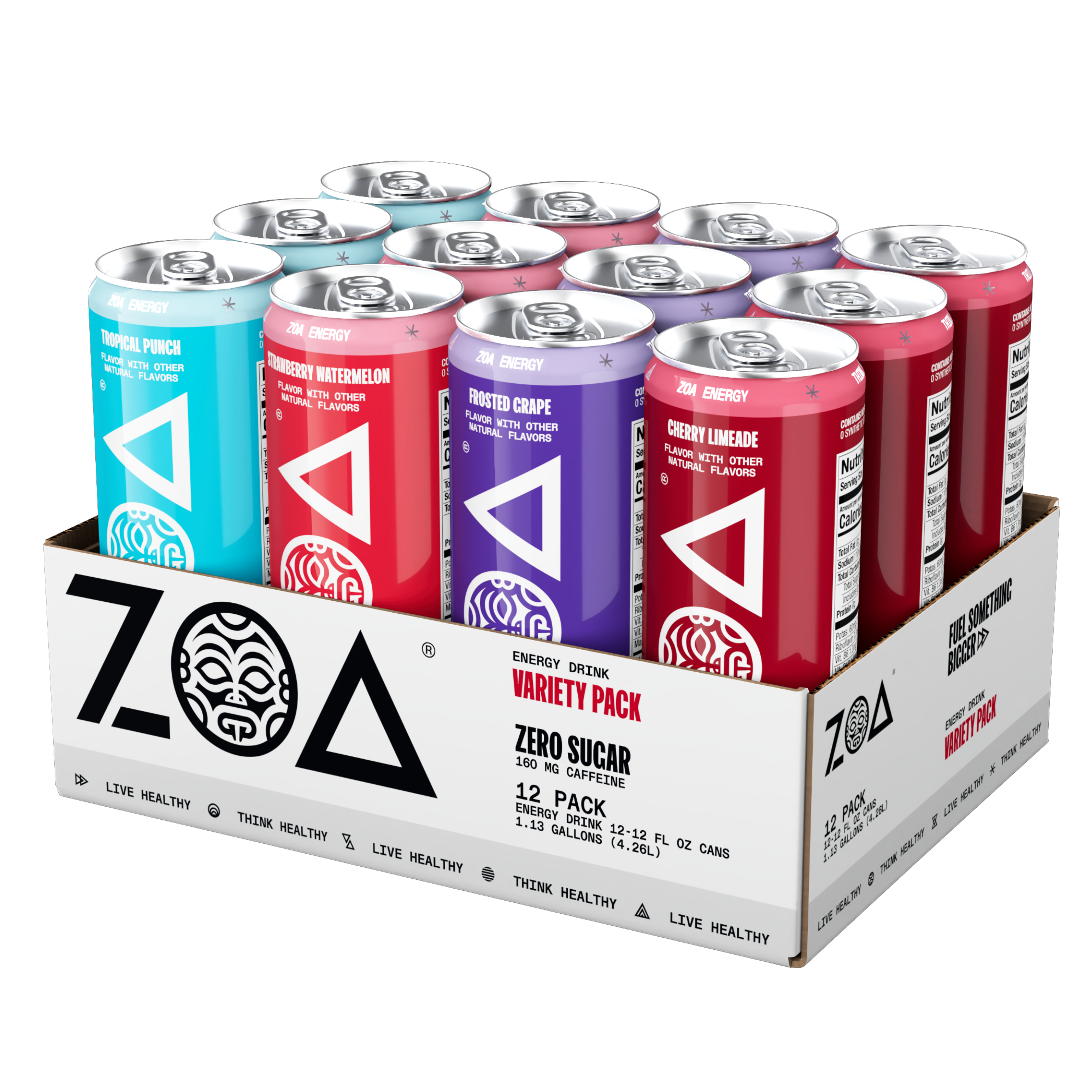 Zoa Zero Sugar Energy Drinks - ZOA Energy