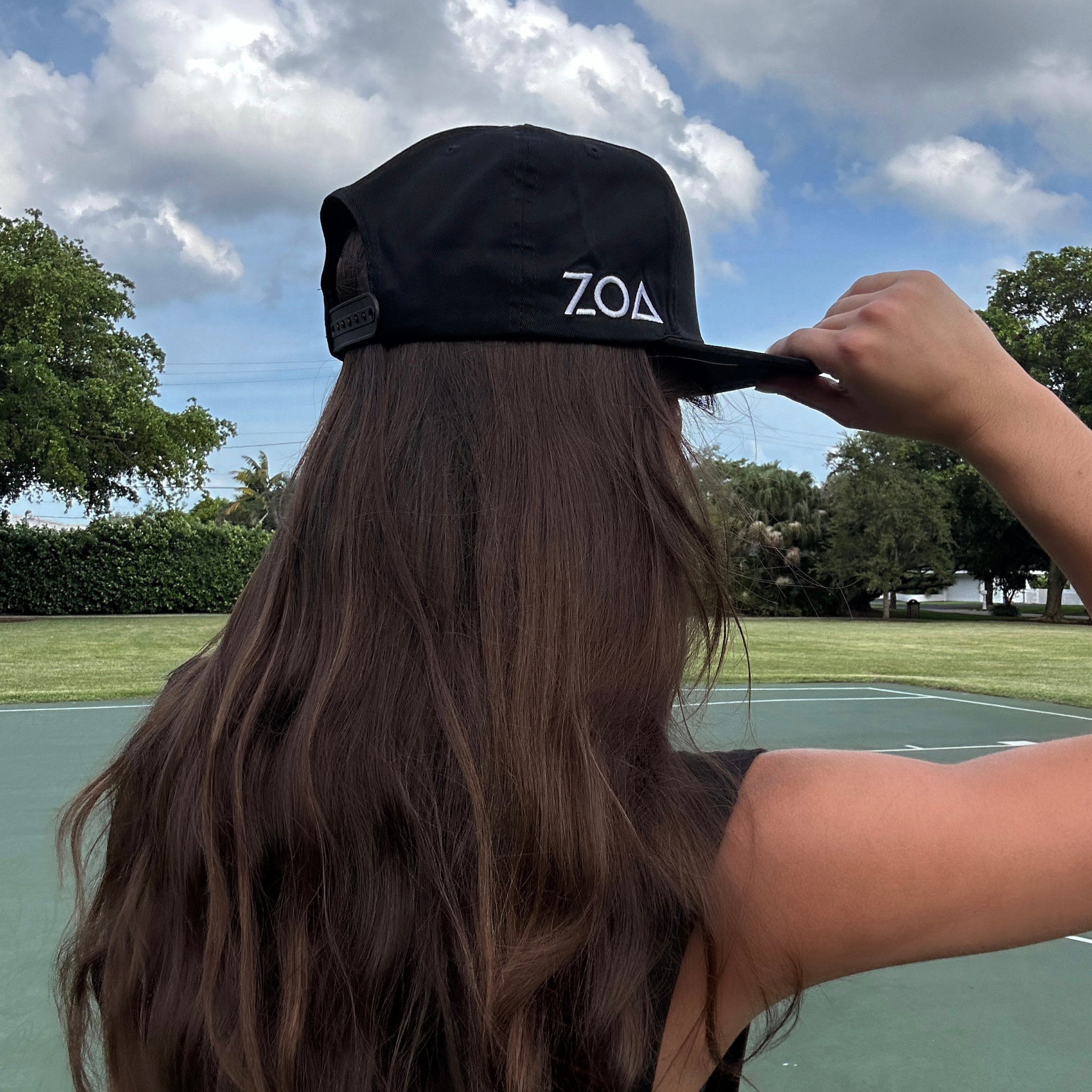 ZOA Mask Hat Blue Snapback