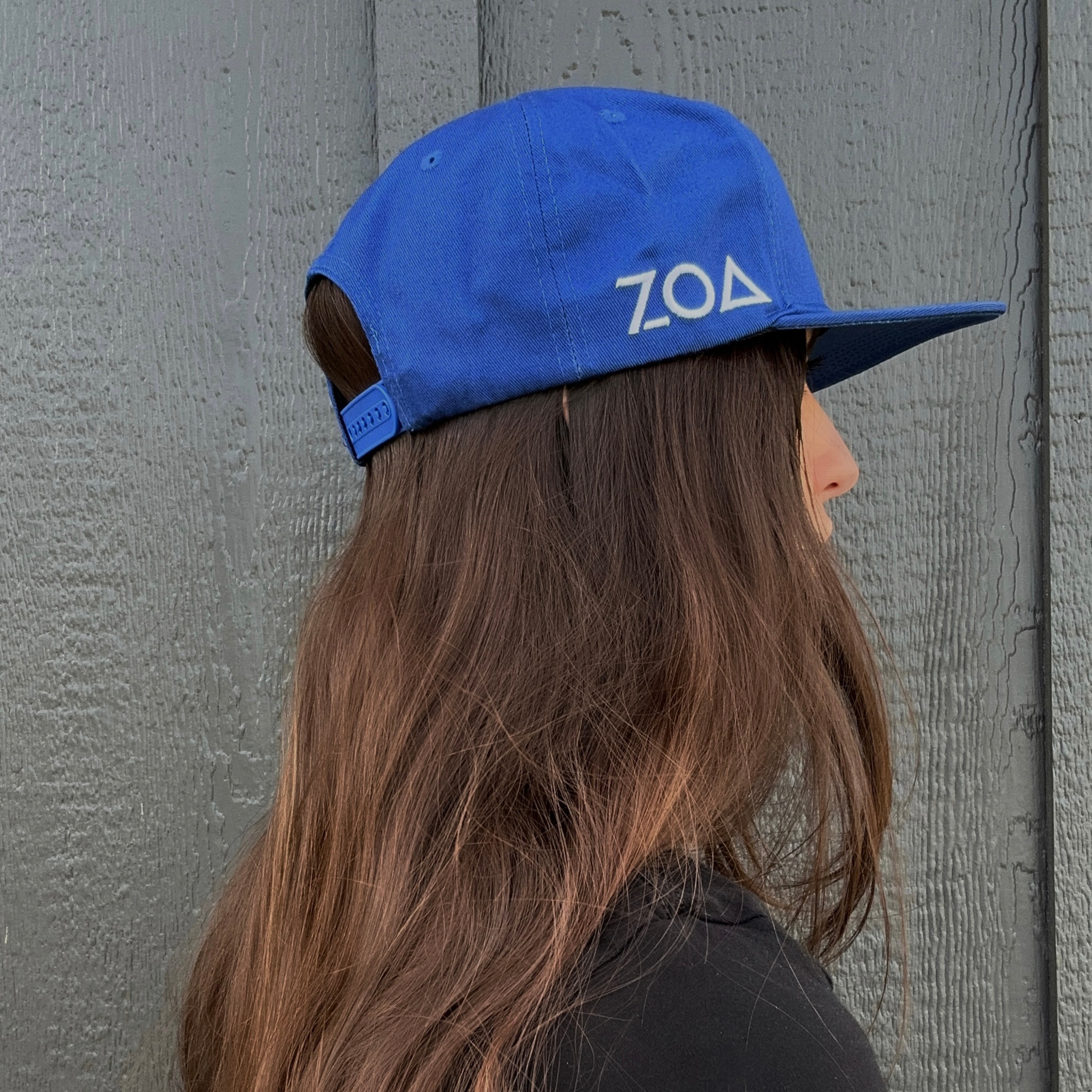 ZOA Mask Hat Blue Snapback